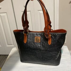 Dooney & Bourke Black and Brown Tote